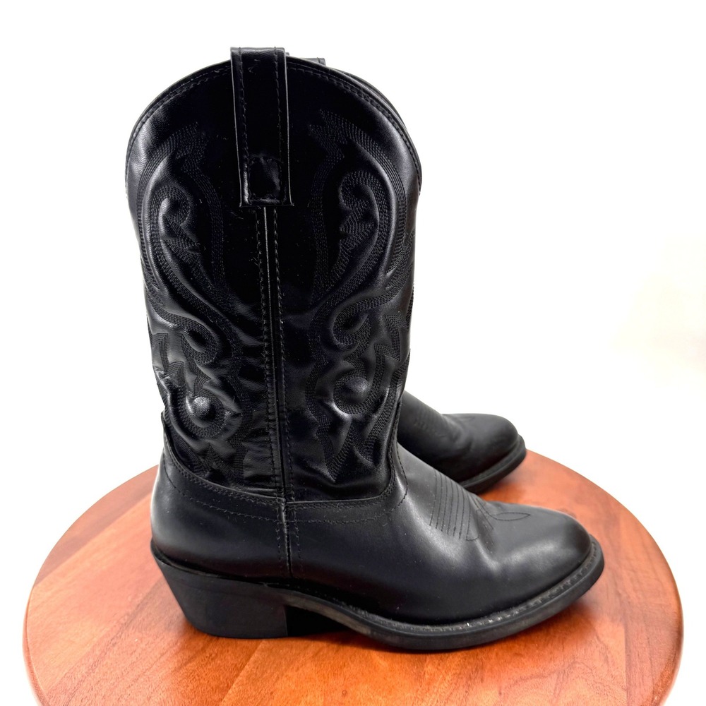 Cody James Western Boots Black Leather Oil Resistant CJ4240 R Cowboy Men's 8.5D